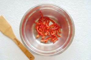 Маринованные вешенки с болгарским перцем