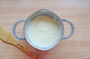 Шоколадный торт с кремом "Пломбир"