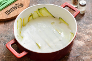 Лазанья из кабачков с рикоттой