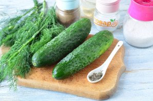 Шведский салат из огурцов