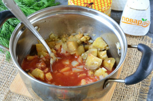 Баклажаны в кисло-сладком соусе на зиму