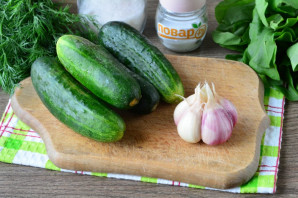 Огурцы с щавелем на зиму