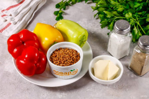 Гречка с болгарским перцем Гречка с болгарским перцем