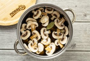 Грибной суп с "ушками"