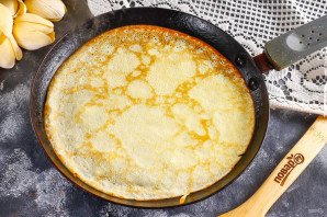 Блинный торт с карамелью Блинный торт с карамелью