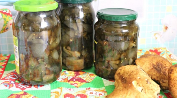 Маринованные моховики , пошаговый рецепт с фото
