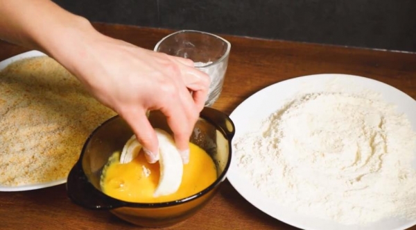 Луковые кольца с сыром во фритюре, пошаговый рецепт с фото