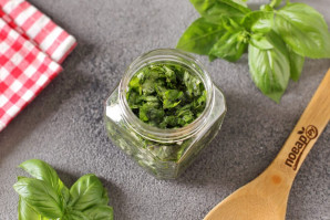 Базилик с чесноком на зиму