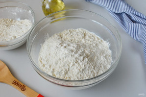 Багет с сыром и чесноком