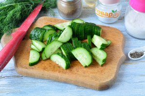 Шведский салат из огурцов