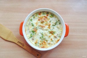 Судак с брокколи в духовке