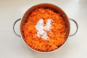 Тертая морковь на зиму