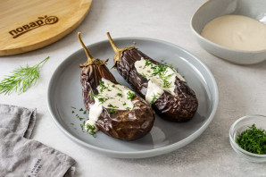 Баклажаны с тхиной