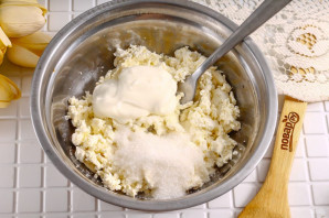 Конфеты из творога и вафель