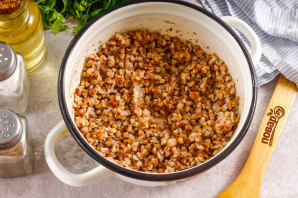 Гречка с сельдереем Гречка с сельдереем