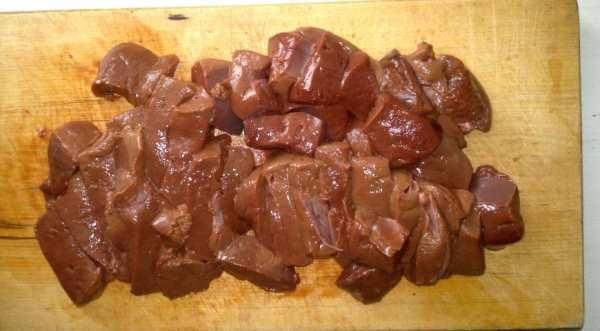 Куриная печень с овощами в сливках, пошаговый рецепт с фото