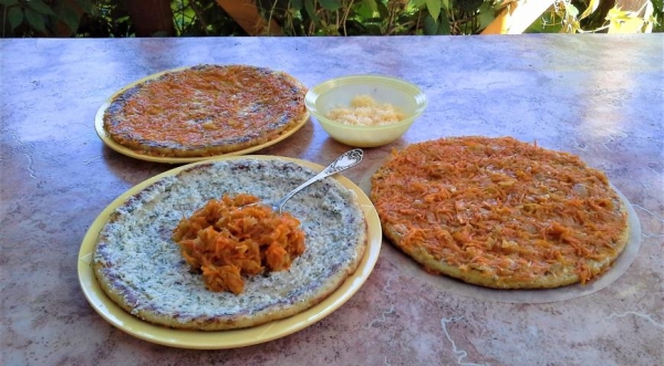 Закусочный кабачковый торт, пошаговый рецепт с фото