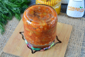 Баклажаны в кисло-сладком соусе на зиму