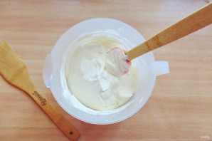 Шоколадный торт с кремом "Пломбир"