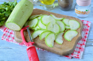 Быстрая засолка кабачков в пакете