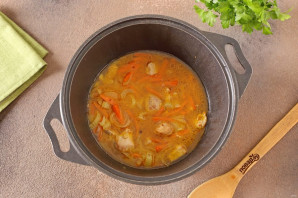 Плов с сельдереем