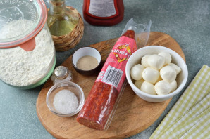 Пицца "Пепперони" с моцареллой