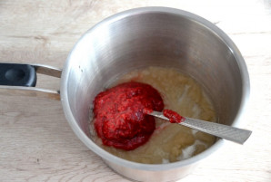 Торт "Птичье молоко" с малиной