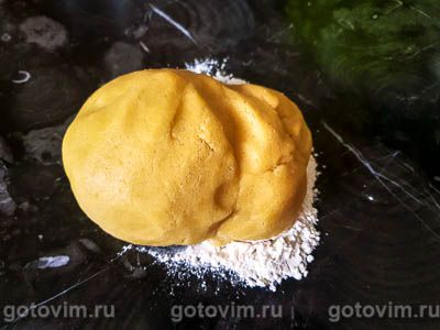 Песочный пирог с вишней