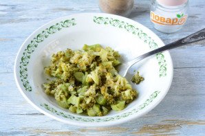 Пельмени с брокколи