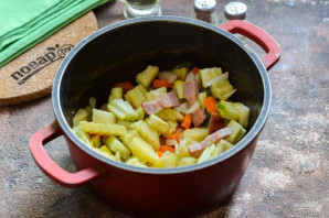 Суп с булгуром и кабачком