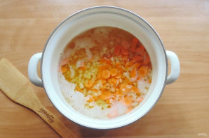 Гороховый суп с яблоками