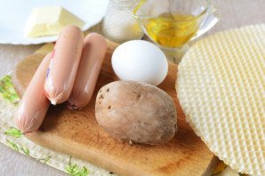 Вафельные рулетики