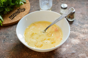 Омлет с брокколи на пару