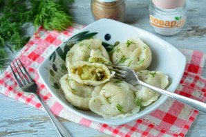 Пельмени с брокколи