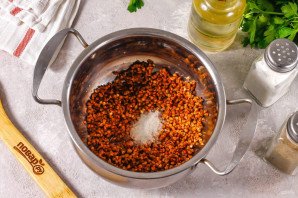 Гречка с болгарским перцем