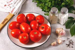 Газированные помидоры холодным способом