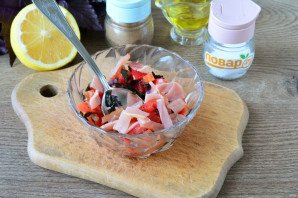 Брускетта с хамоном Брускетта с хамоном