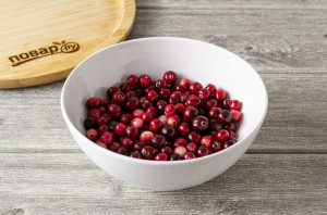 Морс из клюквы на зиму