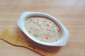 Куриное суфле с брокколи