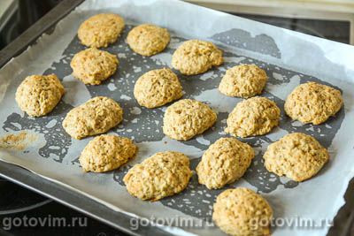 Яблочное печенье (с тертыми яблоками)