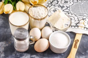 Блинный торт с карамелью Блинный торт с карамелью