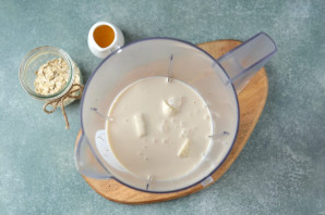 Смузи с овсянкой и ряженкой