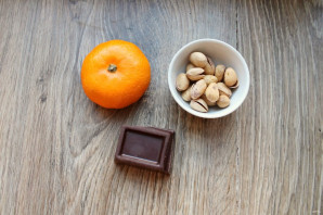 Мандариновые дольки в шоколаде