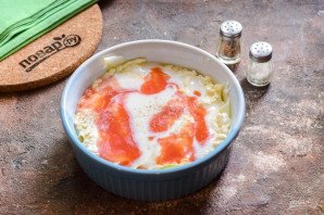 Лазанья из кабачков с творогом Лазанья из кабачков с творогом