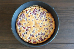 Киш с малиной