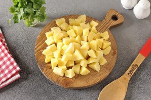 Суп "Юшка" с кабачками