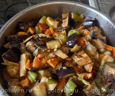 Соте из баклажанов на зиму