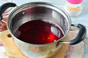 Компот из забродившей вишни