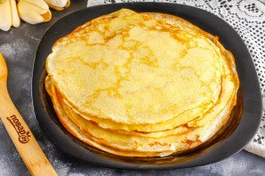 Блинный торт с карамелью Блинный торт с карамелью