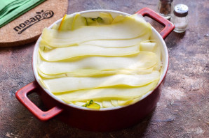 Лазанья из кабачков с рикоттой